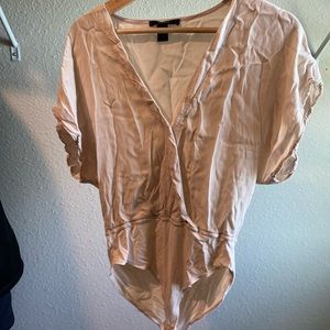 tan blouse bodysuit